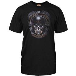 Harley-Davidson Military - Men's Black Skull Graphic T-Shirt - Baghdad | Ghoulish 2X von Harley-Davidson