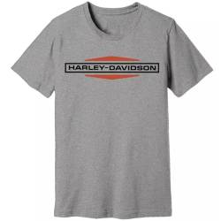 Harley-Davidson T-Shirt Stacked Logo grau, XL von Harley-Davidson