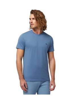 Harmont & Blaine Kurzarm-T-Shirt mit kontrastierendem Logo INL001021223, hellblau, XL von Harmont & Blaine
