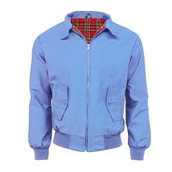 Wholesale Workwear Harrington - Erwachsene Harrington Jacke Mantel Bomber Klassisch 1970er Retro Mod Skin Scooter Schottenmuster Futter von Harrington By Wholesale Workwear