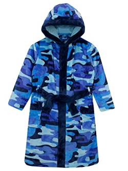 Harry Bear Jungen Bademäntel Camoflauge Blau 128 von Harry Bear