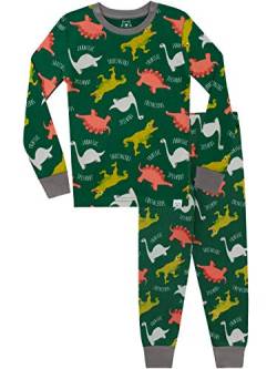 Harry Bear Jungen Dinosaurier Schlafanzug Slim Fit Mehrfarbig 134 von Harry Bear