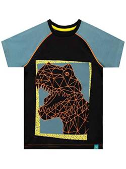 Harry Bear Jungen Dinosaurier T-Shirt Schwarz 134 von Harry Bear