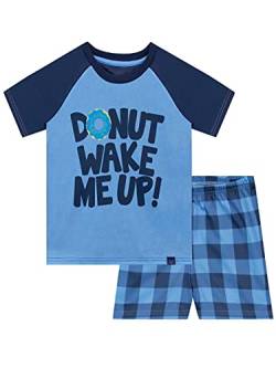 Harry Bear Jungen Kurzer Schlafanzug Krapfen Blau 116 von Harry Bear