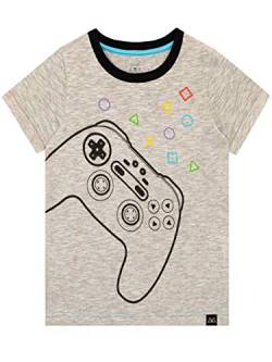 Harry Bear Jungen T-Shirt Gaming Grau 134 von Harry Bear