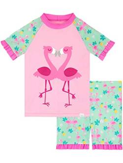 Harry Bear Mädchen Flamingo Zweiteiliger Badeanzug Rosa 116 von Harry Bear