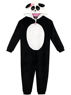 Harry Bear Mädchen Onesie Panda Schwarz 116 von Harry Bear