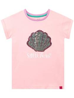 Harry Bear Mädchen Shell Yeah T-Shirt Reversibel Paillette Rosa 110 von Harry Bear