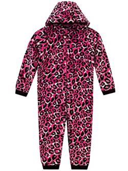 Harry Bear Mädchen Strampler Leopardenmuster Rosa 134 von Harry Bear