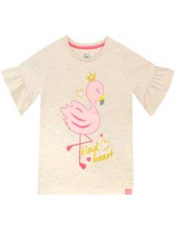 Harry Bear Mädchen T-Shirt Flamingo Beige 105 von Harry Bear