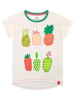 Harry Bear Mädchen Tropische Ananas T-Shirt Elfenbein 128 von Harry Bear