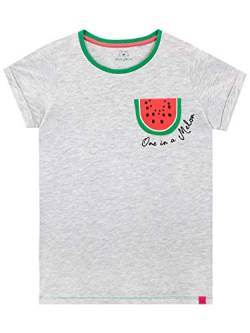 Harry Bear Mädchen Tropische Wassermelone T-Shirt Grau 128 von Harry Bear