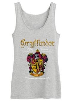 HARRY POTTER Damen Wohapomtk015 Tanktop, Grau meliert, Large von Harry Potter