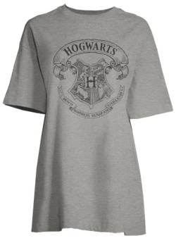 HARRY POTTER Damen wohapombt006 Nachthemd, Grau meliert, 48 von Harry Potter