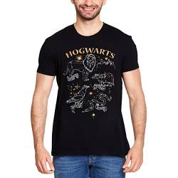 HARRY POTTER Herren Mehapomts344 T-Shirt, Schwarz, S von Harry Potter