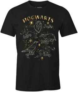 HARRY POTTER Herren Mehapomts344 T-Shirt, Schwarz, XL von Harry Potter