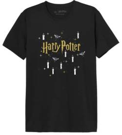 HARRY POTTER Herren Mehapomts411 T-Shirt, Noir, S von Harry Potter