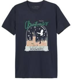 HARRY POTTER Herren Mehapomts412 T-Shirt, Navy, M von Harry Potter