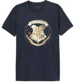 HARRY POTTER Herren Mehapomts413 T-Shirt, Marineblau, XS von Harry Potter