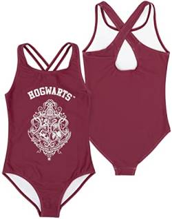 Harry Potter Badeanzüge Mädchen Hogwarts Burgundy oder Marine Hedwig Badebekleid 13-14 Jahre von Harry Potter