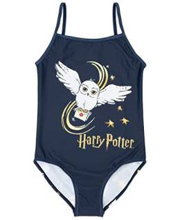 Harry Potter Badeanzüge Mädchen Hogwarts Burgundy oder Marine Hedwig Badebekleid 9-10 Jahre von Harry Potter