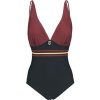 Harry Potter Badeanzug - Gryffindor - S bis XXL - für Damen - Größe L - schwarz/bordeaux  - EMP exklusives Merchandise! von Harry Potter