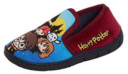 Harry Potter Chibi Hausschuhe Jungen Mädchen Hogwarts Slip On Pantoletten Kinder Indoor Haus Schuhe, burgunderfarben, 27 EU von Harry Potter