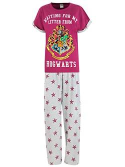 Harry Potter Damen Schlafanzug Hogwarts Mehrfarbig Large von Harry Potter