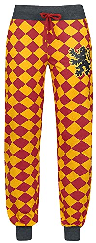 Harry Potter Gryffindor Frauen Pyjama-Hose rot/gelb S 100% Baumwolle Fan-Merch, Filme, Gryffindor von Harry Potter