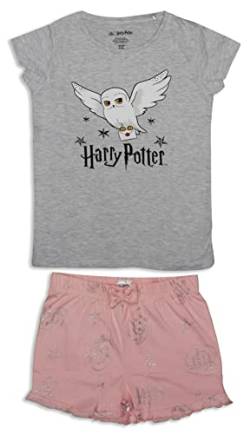 Harry Potter Hedwig Pyjama-Set aus Baumwolle für Mädchen (as3, Age, 9_Years, 10_Years, Regular, Weiß) von Harry Potter