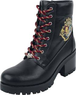 Harry Potter Hogwart's Crest Frauen Schnürstiefel schwarz EU38 von Harry Potter