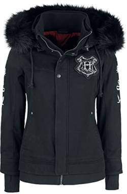 Harry Potter Hogwarts Crest Frauen Winterjacke schwarz L 100% Baumwolle Fan-Merch, Filme, Hogwarts von Harry Potter