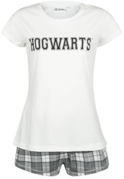 Harry Potter Hogwarts Frauen Schlafanzug Multicolor M 100% Baumwolle Fan-Merch, Filme, Hogwarts von Harry Potter