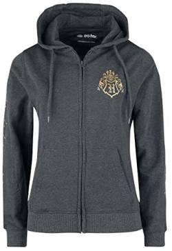 Harry Potter Hogwarts Home Frauen Kapuzenjacke Charcoal M von Harry Potter