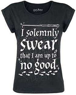 Harry Potter I Solemnly Swear Frauen T-Shirt schwarz M 100% Baumwolle Fan-Merch, Filme von Harry Potter