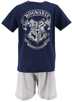 Harry Potter Jungen Kurz Pyjama Schlafanzug (Marineblau,12 Jahre) von Harry Potter