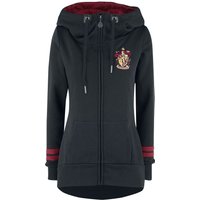 Harry Potter Kapuzenjacke - Gryffindor - XS bis 5XL - für Damen - Größe 3XL - schwarz  - EMP exklusives Merchandise! von Harry Potter