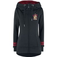 Harry Potter Kapuzenjacke - Gryffindor - XS bis 5XL - für Damen - Größe S - schwarz  - EMP exklusives Merchandise! von Harry Potter