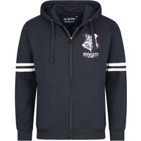 Harry Potter Kapuzenjacke - Hogwarts Alumni - S bis XXL - für Männer - Größe L - navy/weiß  - Lizenzierter Fanartikel von Harry Potter