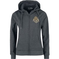 Harry Potter Kapuzenjacke - Hogwarts Home - S bis XL - für Damen - Größe M - charcoal  - EMP exklusives Merchandise! von Harry Potter