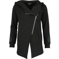 Harry Potter - Gothic Kapuzenjacke - Todesser - S bis XXL - für Damen - Größe L - schwarz  - EMP exklusives Merchandise! von Harry Potter