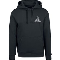 Harry Potter Kapuzenpullover - Deathly Hallows - S bis XXL - für Männer - Größe XXL - schwarz  - EMP exklusives Merchandise! von Harry Potter