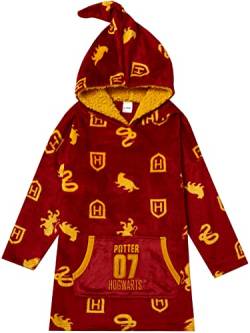 Harry Potter Kinder Bettdecke Kapuzenpullover Übergroße Fleece Hogwarts Rot Einheitsgröße Für Jungen oder Mädchen von Harry Potter