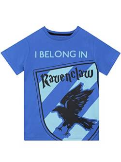 Harry Potter Kinder T-Shirt Ravenclaw Blau 134 von Harry Potter