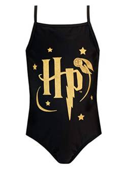 Harry Potter Mädchen Badeanzug Schwarz 122 von Harry Potter