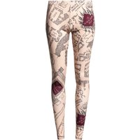 Harry Potter Marauders Map Damen Leggings beige/allover von Harry Potter