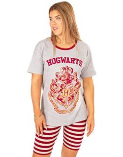 Harry Potter Pyjamas Womens Erwachsene T-Shirt mit Zyklus Shorts Loungewear XL von Harry Potter