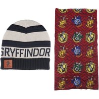 Harry Potter Schlupfmütze Gryffindor Winterset Mütze plus Snood Gr. 54 oder 56 von Harry Potter