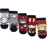 Harry Potter Socken - Chibi Charaktere - EU35-38 bis EU39-42 - für Damen - Größe EU 35-38 - multicolor  - EMP exklusives Merchandise! von Harry Potter