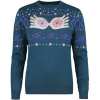 Harry Potter Strickpullover - Luna Lovegood - S bis XXL - für Damen - Größe L - multicolor  - Lizenzierter Fanartikel von Harry Potter